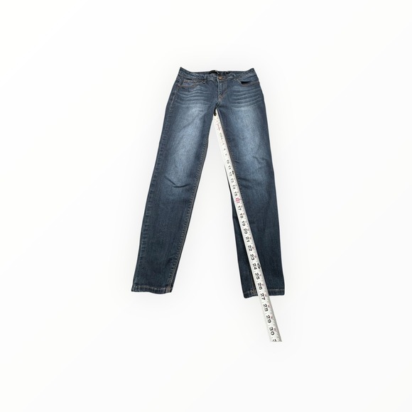 1822 Denim Jeans Womens 10 Blue Adrianna Skinny High Rise Stretch Dark Wash - Picture 6 of 11